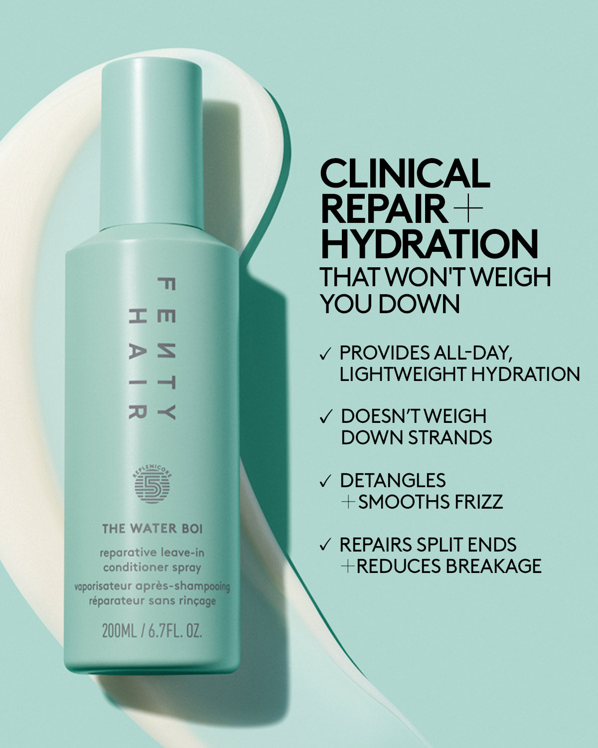 The Water Boi Reparative Leave-In Detangling Conditioner Spray - Image 6