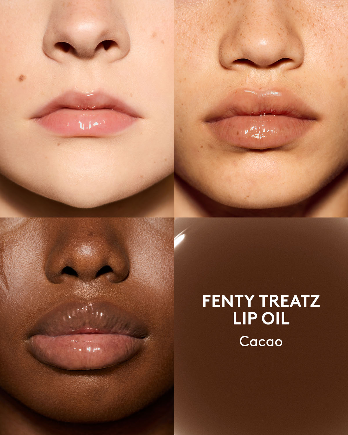 Fenty Treatz Hydrating + Strengthening Lip Oil ?? Cacao - Image 3