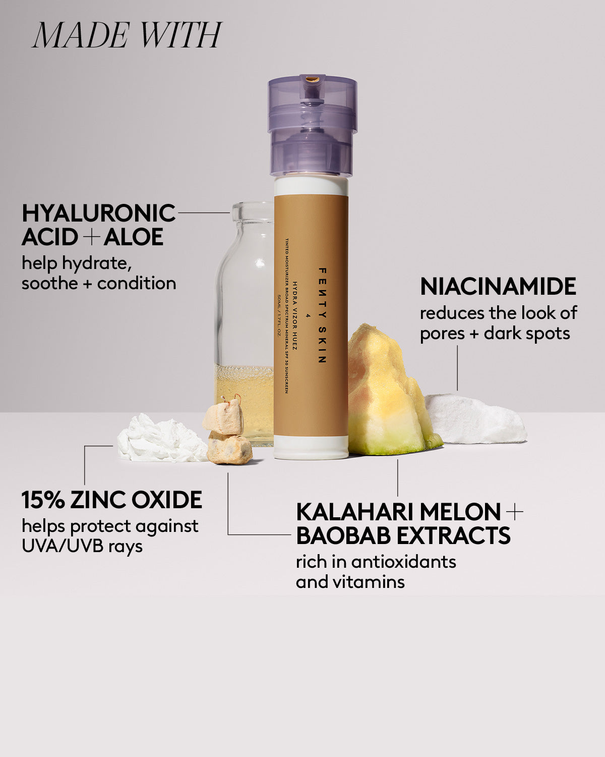 Hydra Vizor Huez Tinted Moisturizer Broad Spectrum Mineral SPF 30 Sunscreen Refill ?? 1 - Image 8